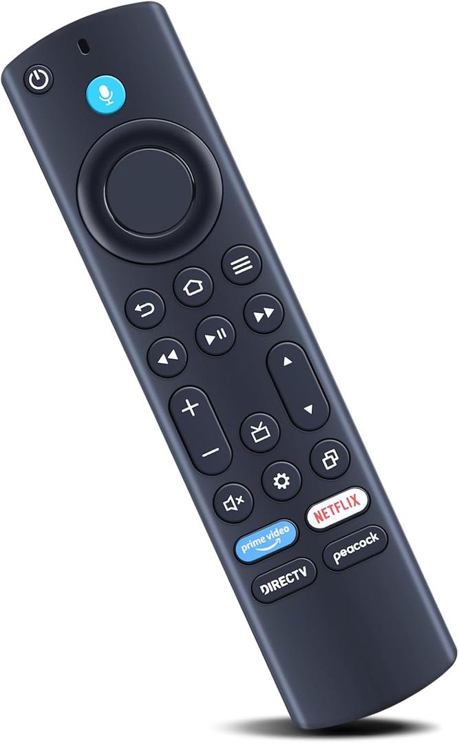 NS-RCFNA-21 Rev F Replacement Voice Remote Control fit for Toshiba C350 Series LED 4K UHD Smart TV 43C350LU 50C350LU 55C350LU 65C350LU 75C350LU with DirecTV Peacock Buttons