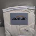 PlushDeluxe Premium Bamboo Mattress Protector  Queen Size, Waterproof, & Ultra Soft Breathable Noiseless Washable Bed Mattress Cover for Comfort & Protection - White