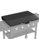 Back Hinged Lid with Handle for Blackstone and Other Brand 36" Griddles, Griddle Accessories Hard Cover Hood for Blackstone 36" Griddle 1825 1818 1836 1899 1863 1866 2122 1923 1565 1554 1560 2149 1841