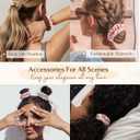 Yanibest Satin Scrunchies for Women, Hair Ties No Damage for Girls, Silk Ponytail Holders 6pcs Headwear