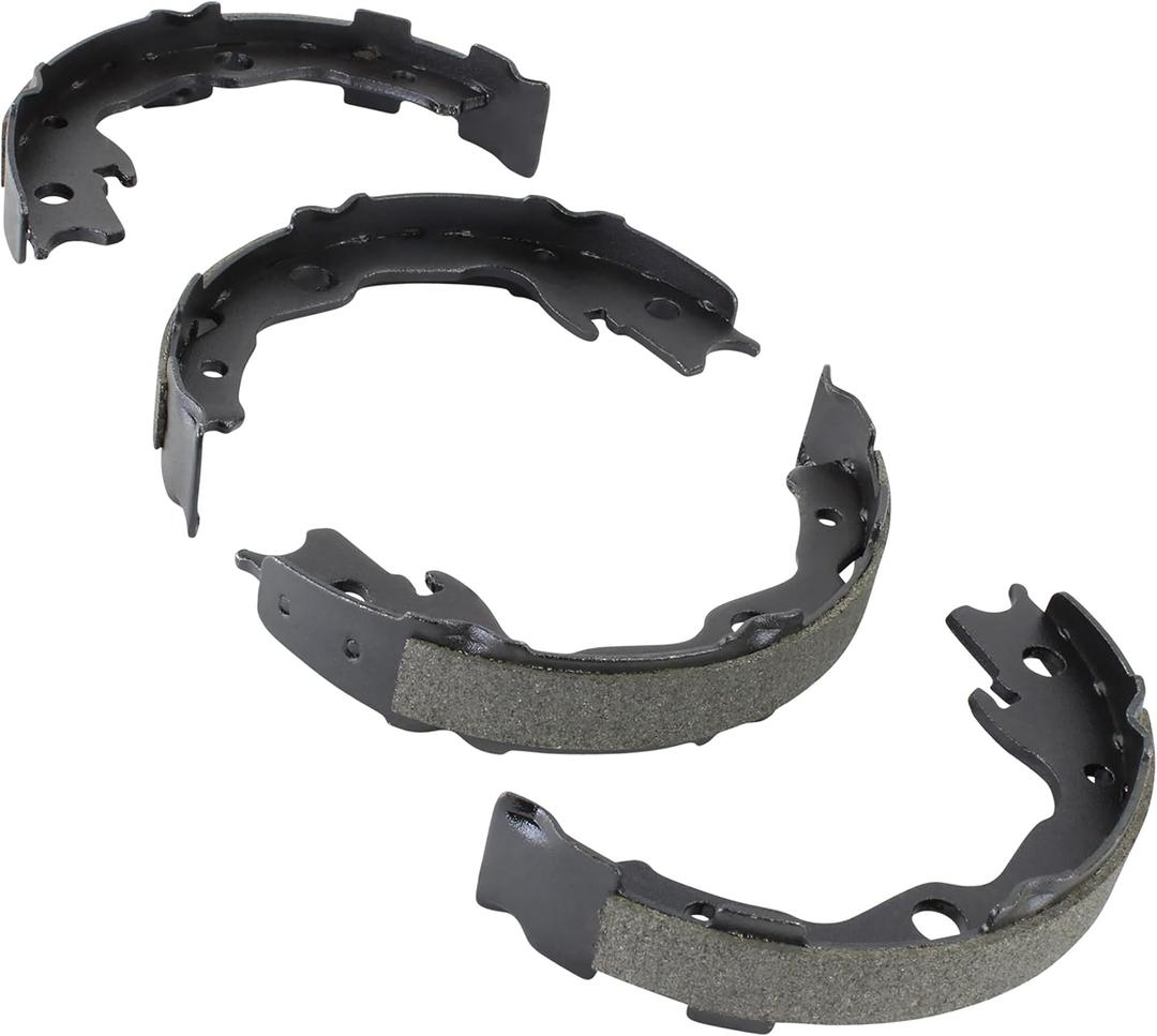 QUALITY-BUILT Rear Parking Brake Shoes, FPS916, Compatible with 2006-2024 Lexus/Nissan/Pontiac/Renault/Toyota (Camry,Corolla,GR Corolla,HS250h,Juke,Koleos,LEAF,Matrix,RAV4,Rogue,Rogue Select,Sentra)