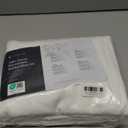 LuxClub Queen Sheet Set, 100% Viscose Derived from Bamboo Cooling Sheets, Breathable & Soft Deep Pocket Up to 16", Hotel Luxury Silky Sheets Queen Size, White