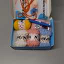 HEJIN Beginner Crochet Kit, Crochet Kits for Kids and Adults, 3PCS Crochet Animal Kit for Beginners Include Videos Tutorials, Yarn, Eyes, Stuffing, Crochet Hook - Boys and Girls Birthdays Gift