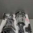 Cast Aluminum 24" Large Outdoor Post Light with 3" Pier Mount, Bronze Exterior Pathway Pole Lights Fixture with Seeded Glass 2 Pack Outside Garden Post Lamp Lantern Head for Driveway, Yard