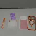 Meifigno Designed for iPhone 17 Pro Max Case 6.9", [Glitter Card & Wrist Strap] [Compatible with MagSafe] [2X HD Screen Protectors] Surround Raised Lens Protection for 17 ProMax Case, Cosmic Orange