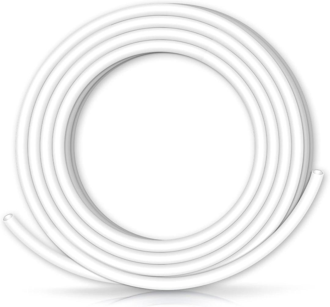 XHF UL Listed 3/8 Inch 3:1 Waterproof White Heat Shrink Tubing 20 Ft Marine Grade Wire Cable Adhesive Lined Tube Insulation Seal Against Moisture Corrosion and Air Leakage