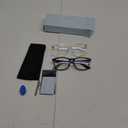 livho High Tech Blue Light Glasses - Advanced 99% Blue Light Blocking Computer Glasses - Anti Eyestrain & UV Glare Protection (*B1 Light Black+clear)