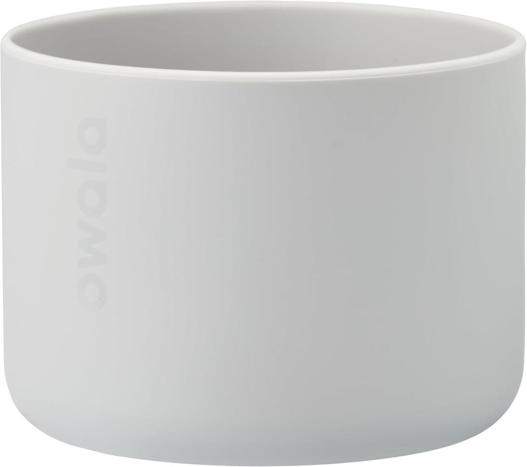 Owala Silicone Water Bottle Boot, Anti-Slip Protective Sleeve for Water Bottle, Protects FreeSip and Flip Stainless Steel Water Bottles, 40 Oz, Grey 2pc