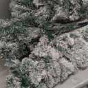 1pc Flocked Christmas Tree Decoration Artificial Xmas Tree Adornment for Home Party and Shop Festive Atmosphere (180X110CM)