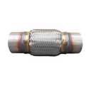 SUISFLXGRO Exhaust Flex Pipe Universal Type 100% Stainless Steel For Heavy Duty and Cars (1 PC, 3X6X10)