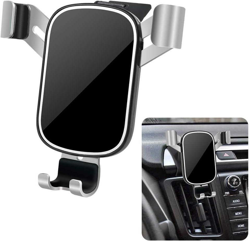 LUNQIN Car Phone Holder for Toyota RAV4 2013 2014 2015 2016 2017 2018 and RAV4 Hybrid 2016-2018 SUV Auto Interior Accessories Best Cell Phones Mount Cellphone Mobile Cradle Charging Navigation Bracket