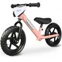 KRIDDO Toddler Balance Bike 2 Year Old, Kids Balance Bike for 25 Years Old, Dual Bearing for Smoother Riding, Adorable Plate, Adjustable Seat and Handlebar, Toddler Bike Gifts Age 23