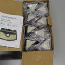 Aootek New Solar Motion Sensor Lights 120 LEDs with Lights Reflector,270 Wide Angle, IP65 Waterproof, Step Lights for Front Door, Yard, Garage, Deck (Black, Daylight White, 8-Pack)