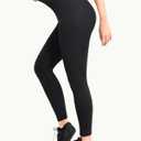 Warm Leggings for Women Winter Fleece Lined Windproof Full Length Legging for Cold Weather Thermal Velvet Shapewear Pants (Black)