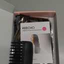 REECHO 9PCS Clip in Hair Extensions, 24" Thick Long Mini Mermaid Wave Luxurious Lightweight Japanese Technology HYOUITSU Fiber Invisible Soft Lace Weft - HE009 Dark Brown with Highlights