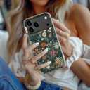 LUMARKE for iPhone 17 Pro Case Cute,Aesthetic Vintage Wildflower Hard Shell,Compatible with Magsafe,Trendy Unique Cool Western Coquette Floral Protective Slim Silicone Phone Cover for Women Girls