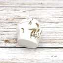 6 x Table Card HolderPlace Card Holders, Table Number HolderPhoto Holders, Party Favors, Wedding Decorations (White,Skull)