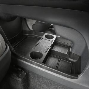 JYCDC Lower Center Console Organizer Compatible with Toyota Sienna 20212026, Under Bridge Storage Tray with Cup Holders, Floor Insert Box Interior Accessories (Center Console Organizer)