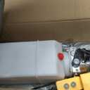 12V DC Single Acting Hydraulic Power Unit, 8L Hydraulic Pump Plastic Reservoir, 3000 PSI for Dump Trailers, Snow Plows, Log Splitters, Lift Gates