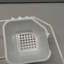 oggi Dish Drainer With Utensil Caddy, 12.5"x14.4"x5.4", White