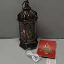 Large Musical Santa Christmas Tree Snow Globe - Lighted Christmas Snow Globes with Swirling Glitter, LED Lights, 8 Holiday Songs, 6-Hour Timer, USB or Battery Powered, Xmas Holiday Decoration Gift