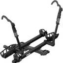 Thule T2 Pro XTR 2 Hitch Bike Rack - E-Bike Compatible - Tool-Free Installation - No Frame Contact - Tilts for Trunk Access - Fully Locking - Integrated Wheels For Transport - 100lb Load Capacity