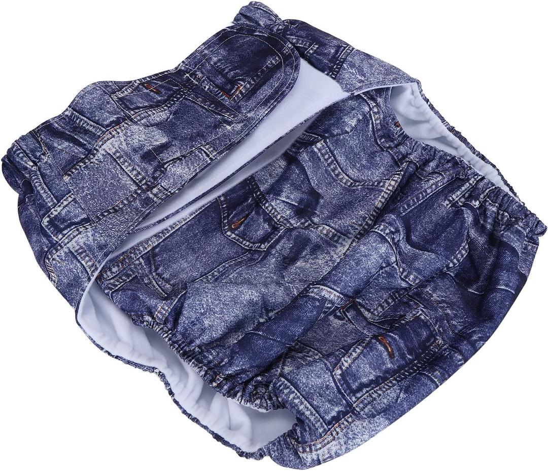 Washable Diaper for Elderly, Breathable Cloth Nappy Incontinence Opening Pocket Adjustable Nappies Underwear for Men Women