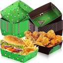 36 Pack Sport Theme Party Supplies 5 lb Sport Plates Food Trays Nacho Boats Large Paper Food Boats Nacho Trays Disposable Serving Snack Tray for Sport Birthday Decorations Favors (Billiard Ball)