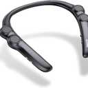 Gardway Neckband Bluetooth Speaker, Wireless Wearable Speaker w/lightest 78g Weight, High Fidelity 3D Stereo Sound, 12 Hrs Playtime, Portable Speakers w/Built-in Mic for Home, Office and Outdoors (Black)