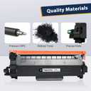 TN830XL Toner Cartridge Compatible Replacement for Brother TN830XL TN830 XL/V/R TN 830 for Brother DCP-L2640DW HL-L2460DW HL-L2480DW HL-L2400D HL-L2405W MFC-L2820DW Printers (4 Black)