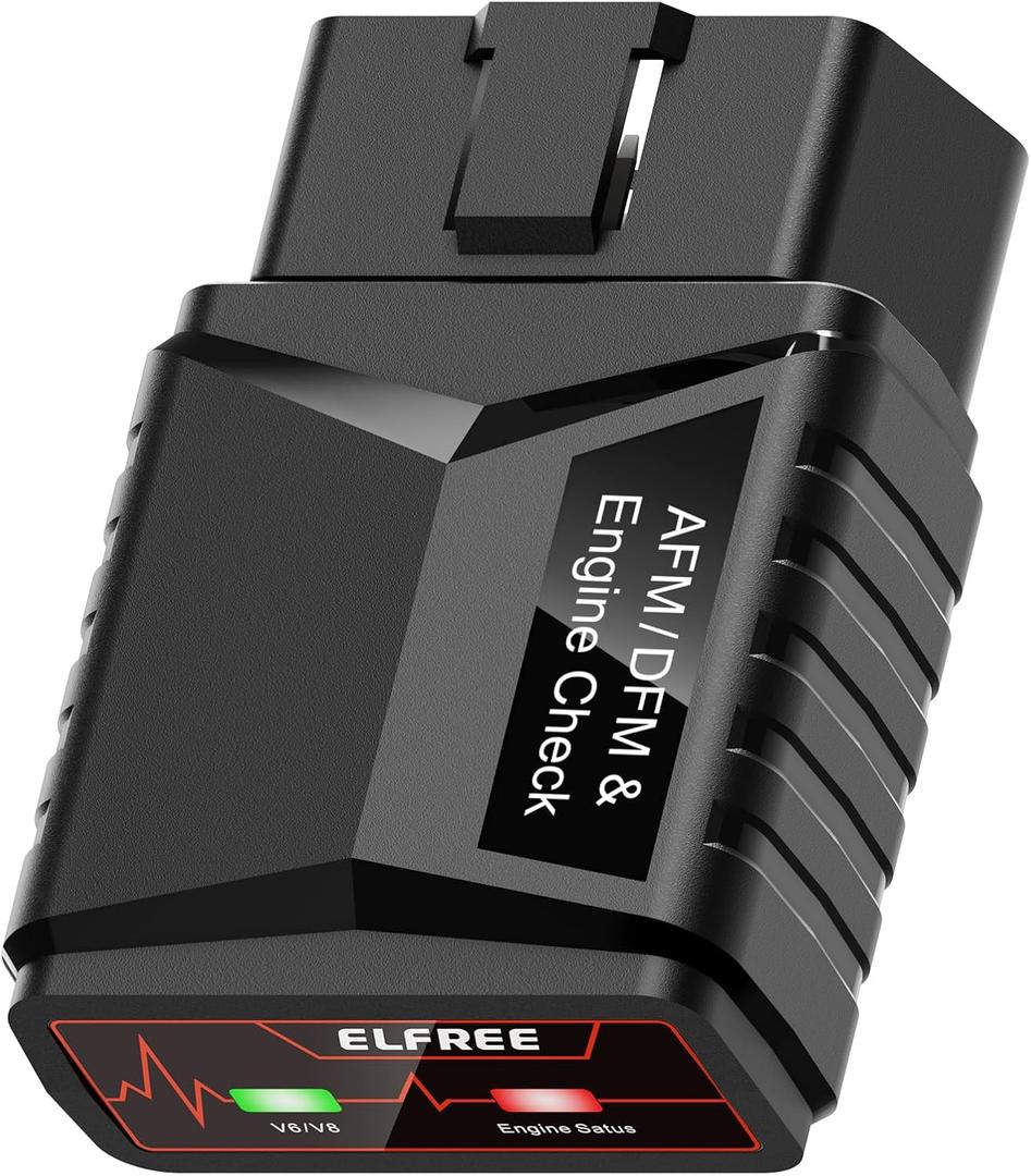 ELFREE AFM/DFM Disabler with Fault Indicator, 0.27mA Ultra-Low Drain, Temperature Resistant, Plug & Play, Compatible with Chevrolet Silverado, GMC Sierra, Cadillac Escalade & Most GM V8/V6