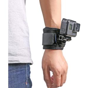 SUREWO Wrist Strap Mount Compatible with GoPro Hero 13/12/11/10/9/8/7//6/5 Black,DJI Osmo Action 5 pro/4/3,Insta 360 ONE R,AKASO/Campark and More