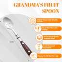 5 x Funny Gifts for GrandmaChristmas Grandma Gifts,Grandmas Fruit SpoonBirthday Gifts for GrandmotherPresents for Grandparents from Grandkids,Unique Serrated Grapefruit Spoon with Bakelite Handle