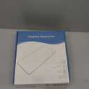 OKK Weighted Heating Pad, 12V Heating Pad for Back Pain Relief, 33"x17" Extra Large Full Body Portable Weighted Heated Pad for Cramps Neck Shoulder, 2lb, 3 Heat Settings, 3 Hours Auto Off Heat Pad (Light Gray)