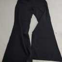 PUMIEY Women's Lounge Sets Short Sleeve Tops Fold-Over Flare Pants Casual Outfits Matching Set Nap Collection XL