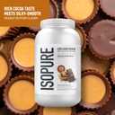 Isopure Low Carb 100% Pure Whey Isolate Protein Powder, Lactose Free, Gluten Free, With Vitamins, Chocolate Peanut Butter, 25g Protein Per Serving, 3 Lbs, 40 Servings (Packaging May Vary) (EXP 09/10/27)