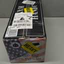 HANDT Overhead Garage Storage Rack, Connectable Heavy Duty Metal Ceiling Rails For Garage Storage Organization Shelving System, Hanging Racks For Tote Containers, Supports Up To 6 Bins, 4 Sets Black