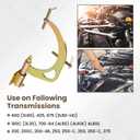 J-8763-B Universal Transmission Holding Fixture Including Base for 375 400 425 475 700-R4 4L80E
