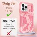 LISEVO for iPhone 15 Pro Case Compatible with MagSafe, Leopard