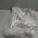 Expandable Shoe Rack, 4-Tier Metal Small Shoe Rack, Adjustable Shoes Organizer, Storage Shelf for Closet, Entryway, White