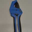Ratchet PVC Pipe Cutter, Cuts Up to 3", Heavy-Duty Aluminum Ratchet Tubing Cutter Tool for PEX, PVC, CPVC, PE, PP, ABS and Rubber Hose, Suitable for Home Repair and Plumbing