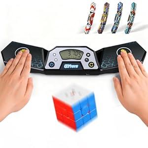 LogicTwist Professional Speed Cube Timer, Touch Control Timer with Display, Cube Race Stack Competition a Great Gift for Boys and Girls