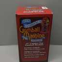 Vintage Gumball Machine - 11-Inch Retro-Style, Coin-Operated Cast Metal Vending Machine with Glass Globe and Free Spin by Great Northern Popcorn (Red)