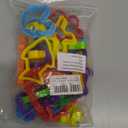 Dough Play Tools Set for Kids, 32 PCS Dough Accessories with Animal Molds and Shaped Cutters, Plastic Cutters Toys for Toddlers, Mixed Colors and Random Colors