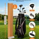 ZENANBiBi 10 Pack Golf Club Shipping Boxes, 4"L X 4"W X 48"H Corrugated Cardboard Golf Club Box with 48"L x8"W Clear Bubble Out Bag, Golf Club Boxes for Shipping/Packaging/Moving/Mailing/Storage