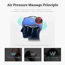 Head Scalp Massager Scalp Massage Instrument Rechargeable Massager Airbag for Head,Muscles, Leg, Electric Percussion with Portable Design for Deep Relaxation & Stress Relief Great Gift