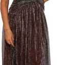 Petal & Pup Women's Cara Maxi Dress (Brown, XL)