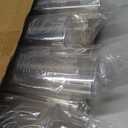 Hsei 8 Pcs Gaming Prism Playmat Tube 15 Inch Play Mat Poster Holder Tube Easy in and Out Playmat Case for Card Storage Toy Card Play Mat, Won't Roll Off Surfaces(Black, Clear)