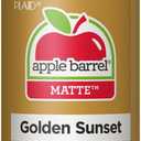 Apple Barrel Acrylic Paint in Assorted Colors (2 Ounce), Golden Sunset (2 Fl Oz (Pack of 1))