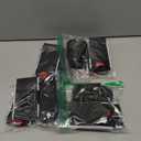 Blulu 4 Pack Ski Carrier Straps Adjustable Shoulder with Cushioned Fastener Tape Strap Loop Strong for Adults Kids (Black)